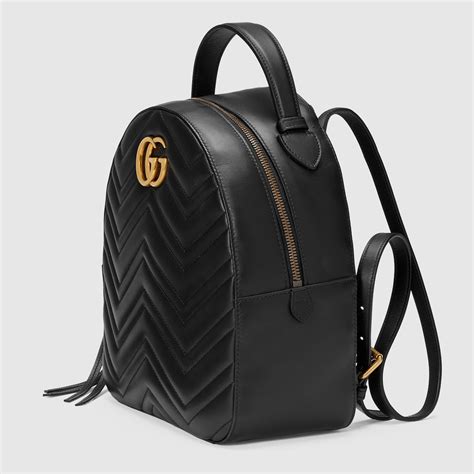 gucci 476671 gg marmont quilted leather backpack black|gucci marmont belt.